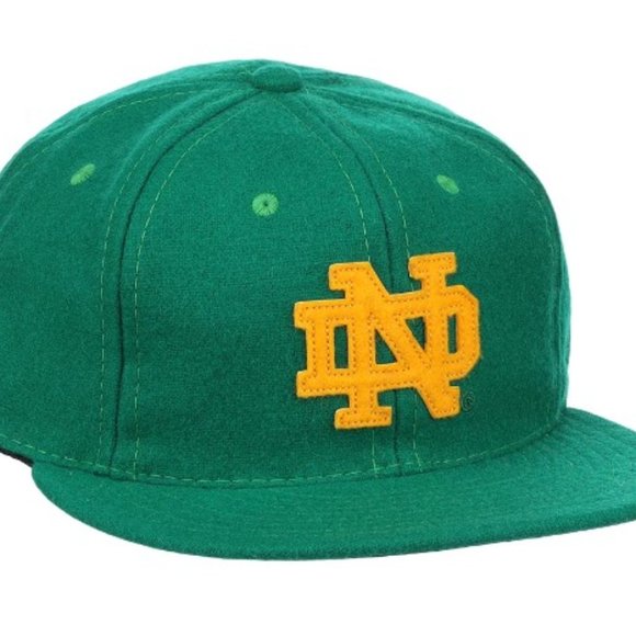 EBBETS FIELDS FLANNELS UNIVERSITY OF NOTRE DAME “ND” VINTAGE BALLCAP - Picture 2 of 4